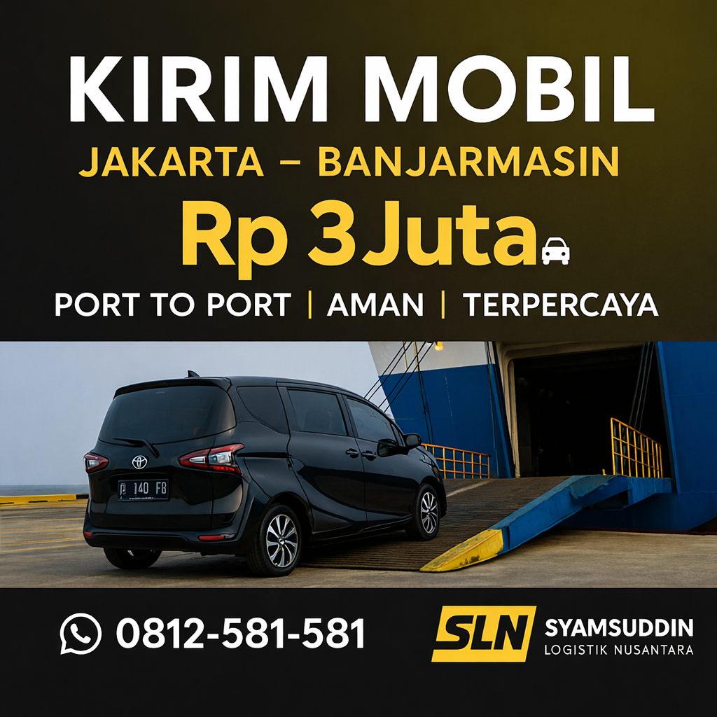 kirim mobil jakarta banjarmasin