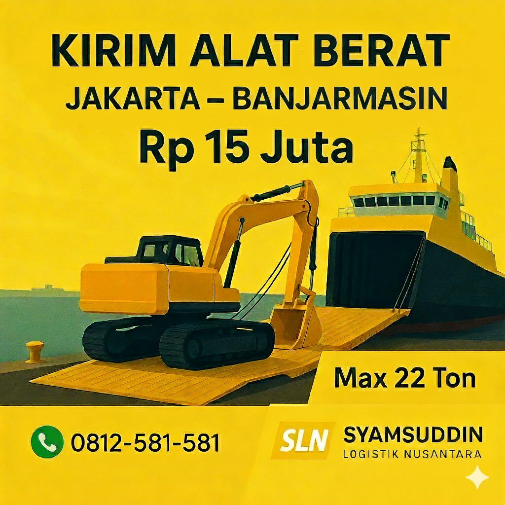 kirim alat berat banjarmasin